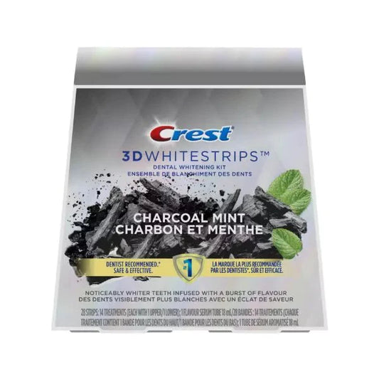 Bělicí Pásky Crest Brilliance White Charcoal Mint Whitestrips