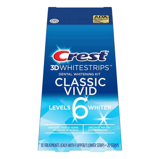 Bělicí Pásky Crest Classic Vivid 6 Levels Whiter Whitestrips