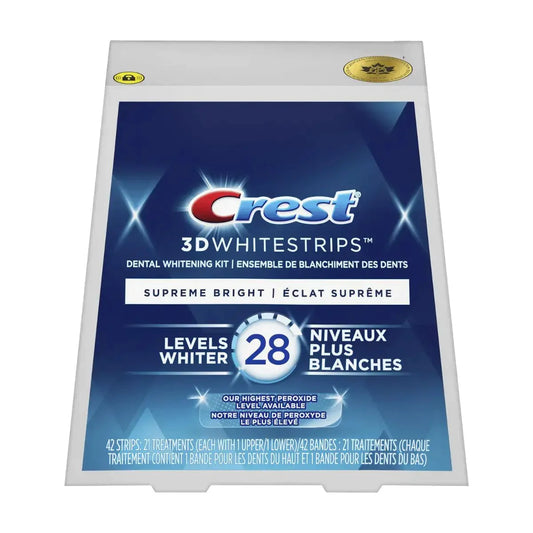 Bělicí Pásky Crest Supreme Bright 28 Levels Whiter Whitestrips