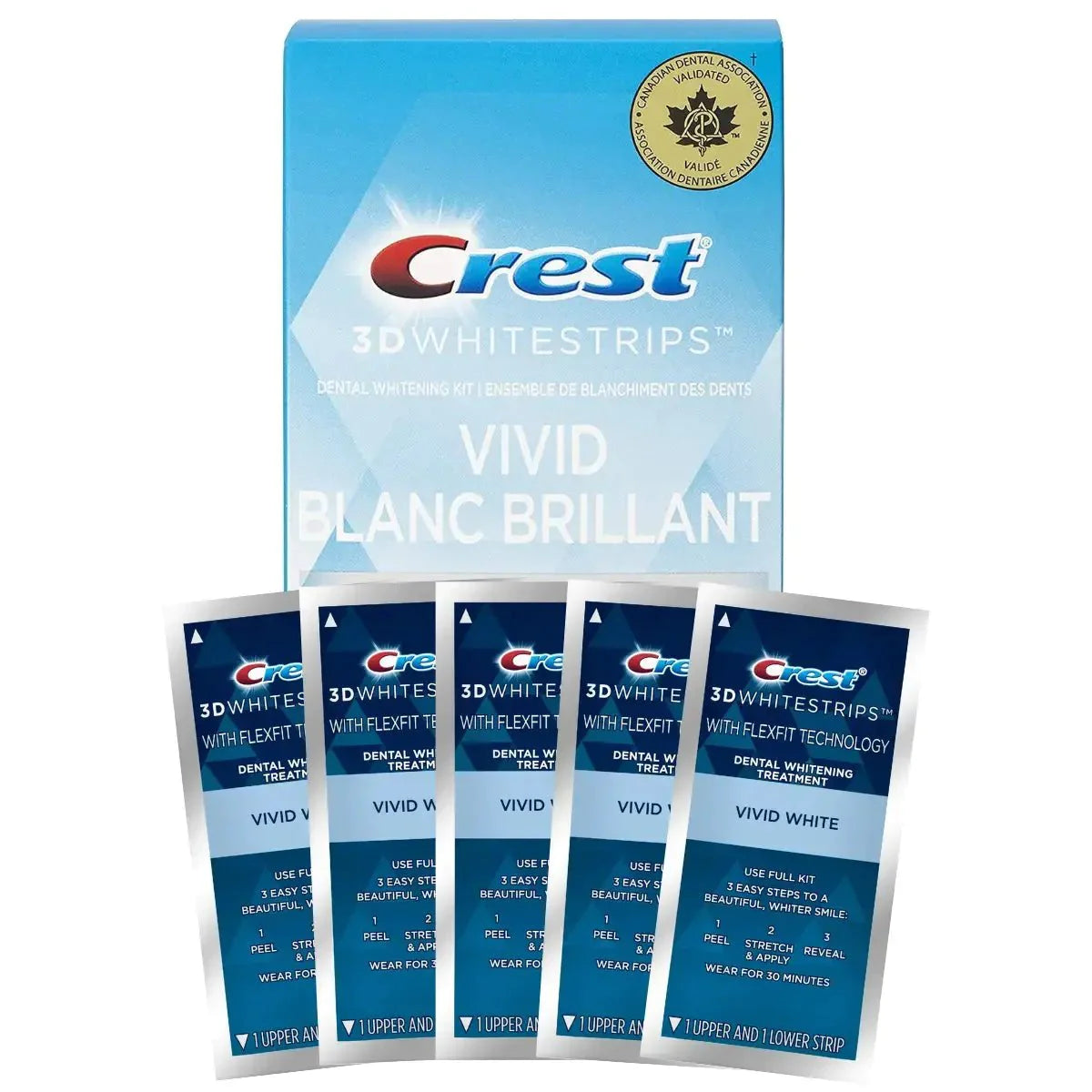 Bělicí Pásky Crest Vivid Blanc Brillant Whitestrips